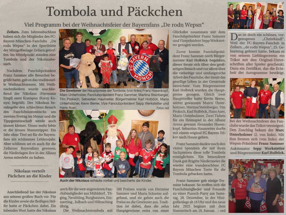 Weihnachtsfeier - 2024 - Alle